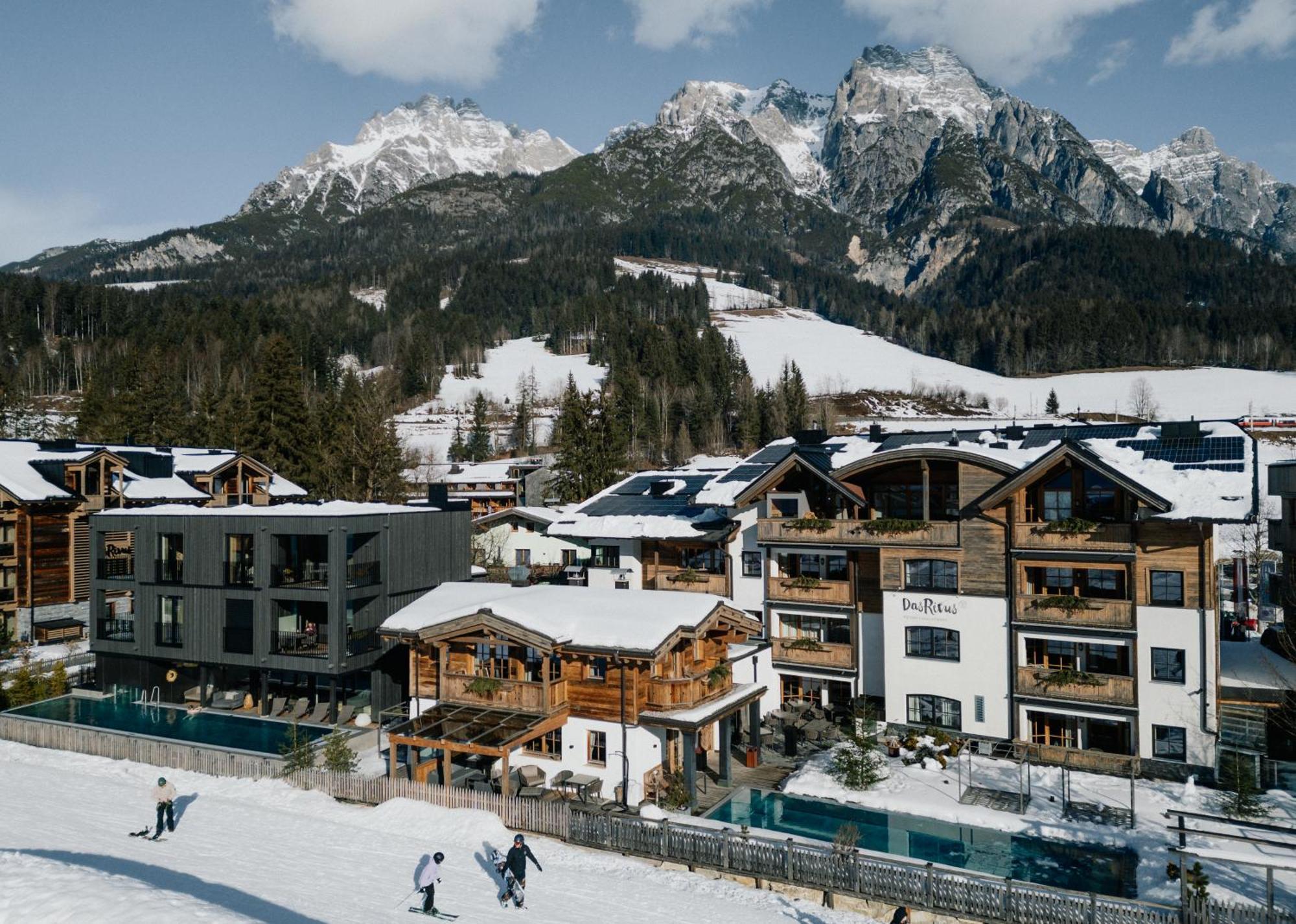 Boutique Hotel Das Rivus Leogang Bagian luar foto
